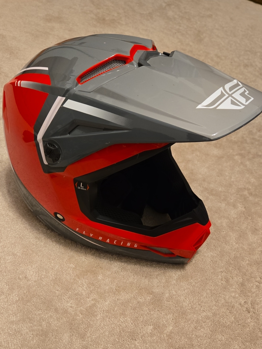 Fly Racing Dirtbike Helmet Large 59-60cm Great Condition, Clean